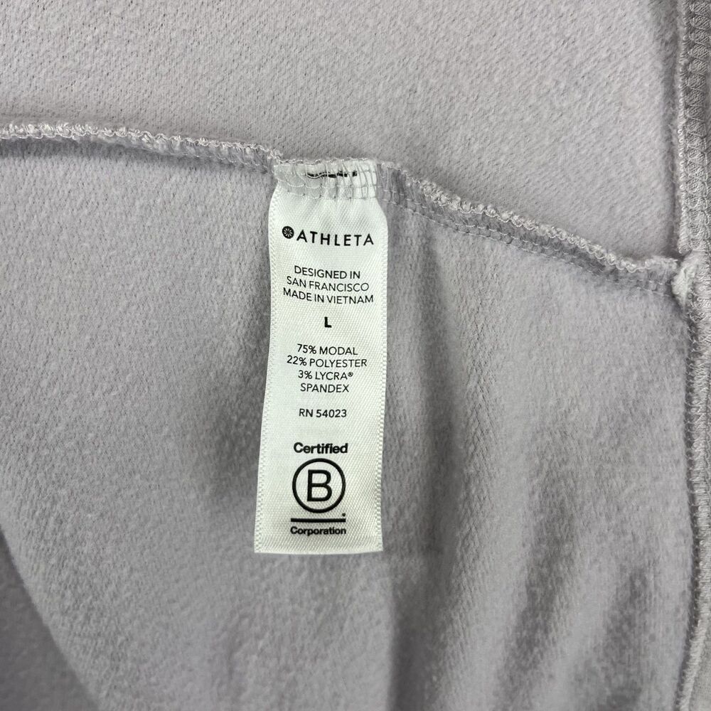 Athleta Pullover Womens Large Drape Cowl Neck Hoodie Modal Blend Casual Lightwei - Picture 12 of 16